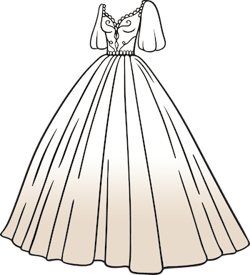 Prinzessinnen Brautkleid