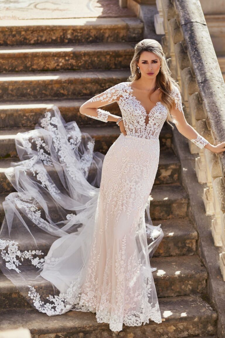 Spannende Fit And Flare Kleid Brautkleid Ebenbild