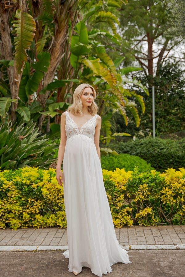 Umstandsbrautkleid 75437