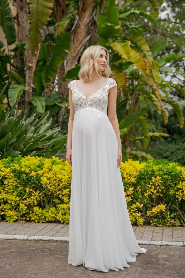 Umstandsbrautkleid 75463