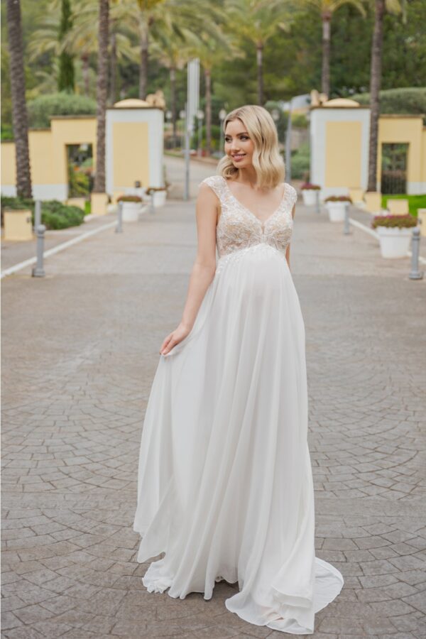 Umstandsbrautkleid 76006
