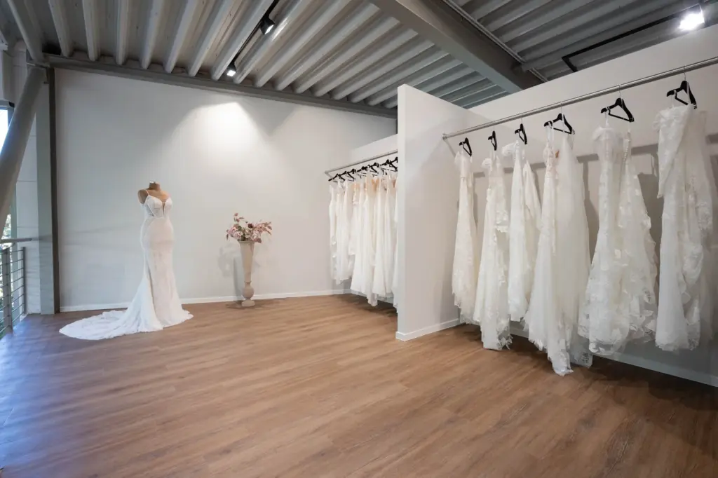 Mermaid-Brautkleid auf der Galerie im Hochzeitshaus Boos Aschaffenburg