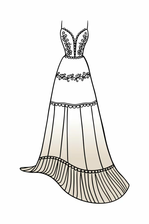 Boho Brautkleid